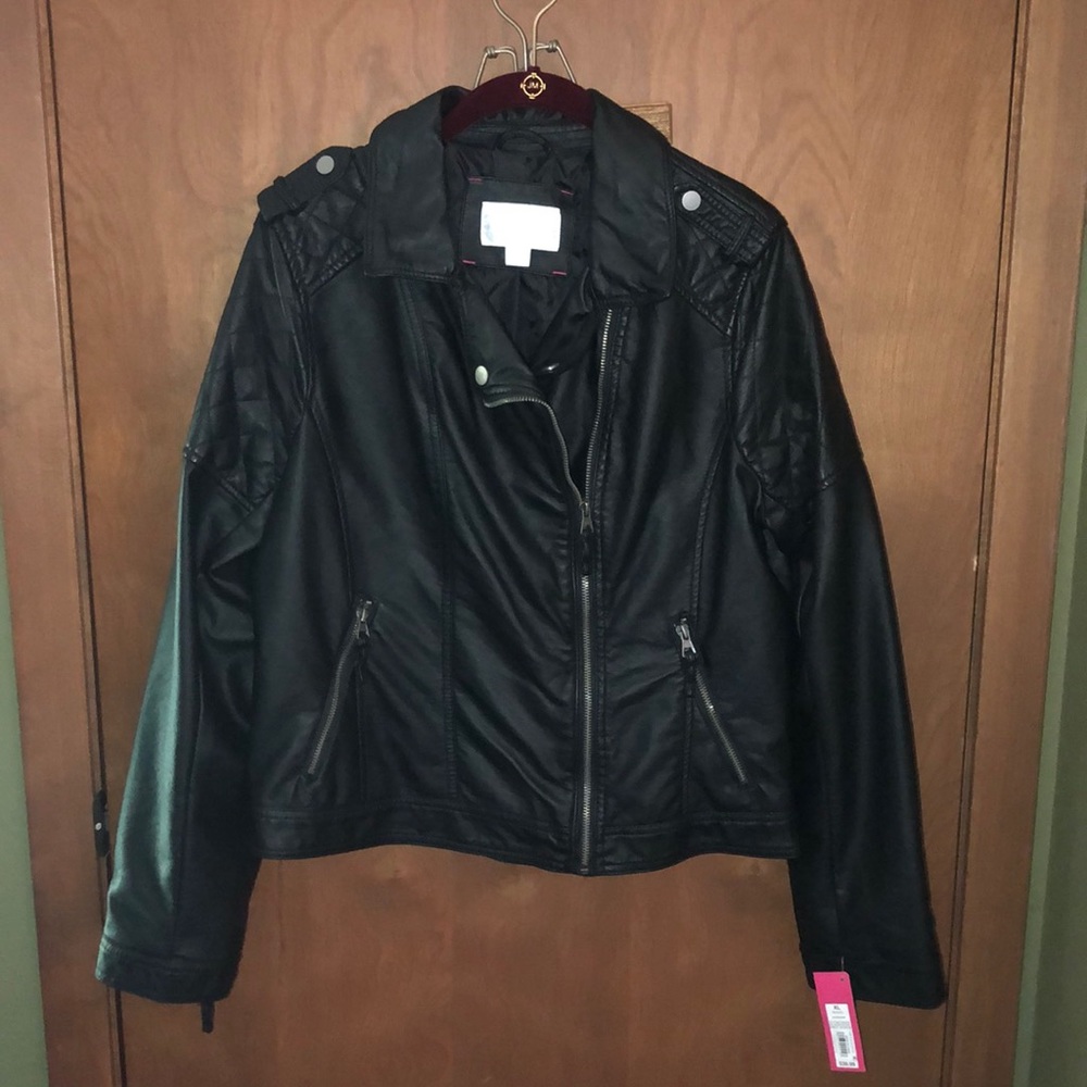 Xhilaration Faux Leather Jacket Size XL